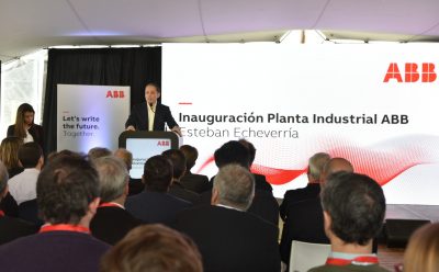 FERNANDO GRAY RECORRIÓ LA NUEVA PLANTA DE LA EMPRESA ABB EN EL JAGÜEL