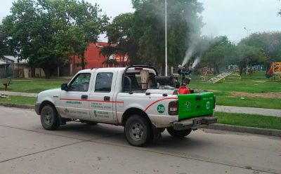 OPERATIVOS DE FUMIGACIÓN EN 9 DE ABRIL