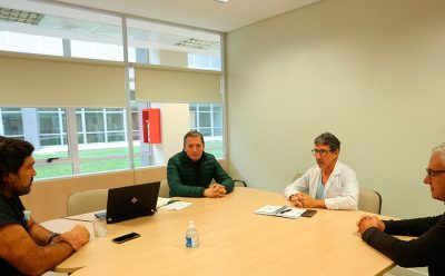 FERNANDO GRAY EN UNA NUEVA REUNIÓN DE TRABAJO EN EL HOSPITAL DEL BICENTENARIO DE ESTEBAN ECHEVERRÍA