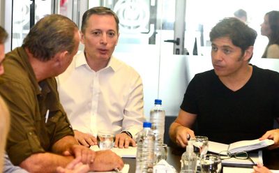 FERNANDO GRAY SE REUNIÓ CON AXEL KICILLOF Y SERGIO BERNI