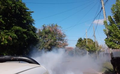 OPERATIVOS DE FUMIGACIÓN EN MONTE GRANDE Y LUIS GUILLÓN