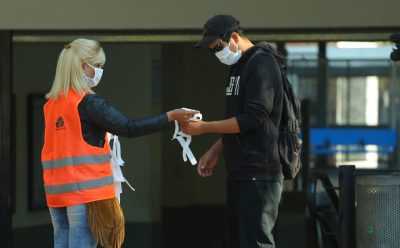 OPERATIVO DE ENTREGA DE TAPABOCAS EN LOCALIDADES DEL DISTRITO