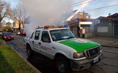 Informe N° 474 | OPERATIVOS DE FUMIGACIÓN Y DESINFECCIÓN EN DISTINTOS PUNTOS DEL DISTRITO