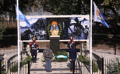 FERNANDO GRAY EN EL ACTO EN CONMEMORACIÓN AL FALLECIMIENTO DE SAN MARTÍN