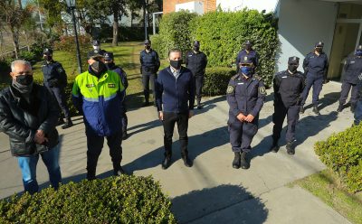 FERNANDO GRAY RECORRIÓ CENTRO DE ALOJAMIENTO DE LA POLICÍA PROVINCIAL