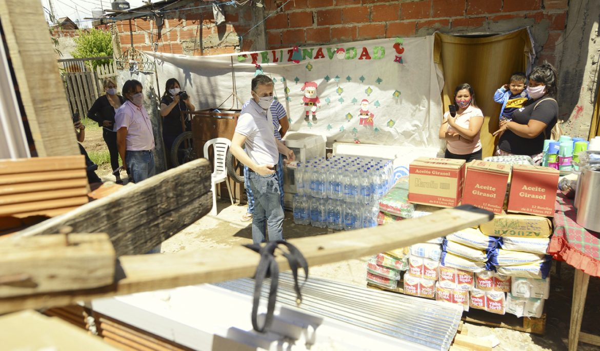 FERNANDO GRAY VISITÓ INSTITUCIONES AFECTADAS POR LA TORMENTA