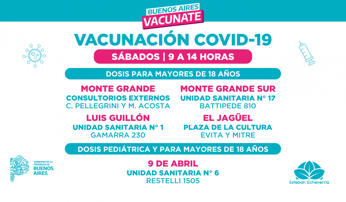 NUEVA JORNADA DE VACUNACIÓN CONTRA EL COVID-19
