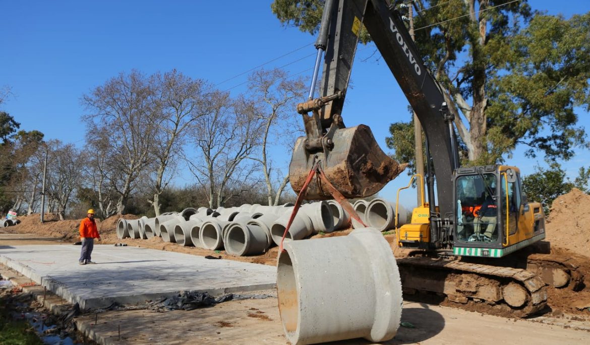 AVANZA LA OBRA DE PAVIMENTACIÓN EN HORMIGÓN DE LA AVENIDA HUERGO