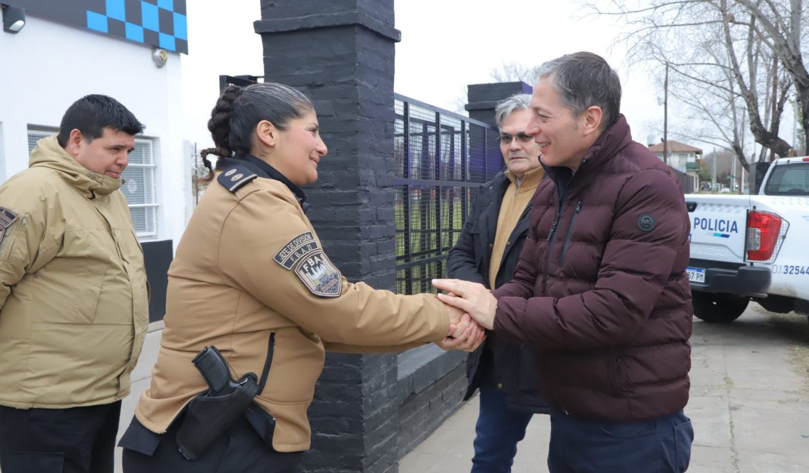 FERNANDO GRAY RECORRIÓ LA SEDE DE LA FBA, LA NUEVA FUERZA ESPECIAL DE SEGURIDAD QUE PATRULLA LOS BARRIOS DEL DISTRITO