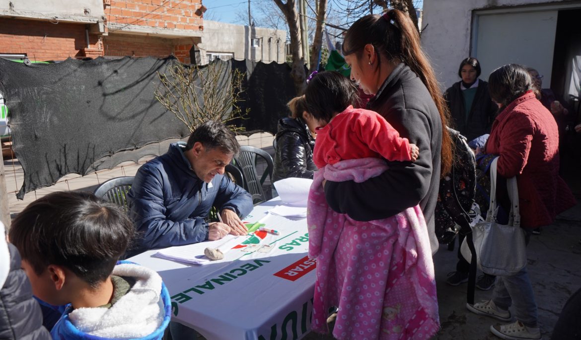 CONTINÚAN LAS JORNADAS DE INSCRIPCIÓN AL PLAN MÁS VIDA EN ESTEBAN ECHEVERRÍA