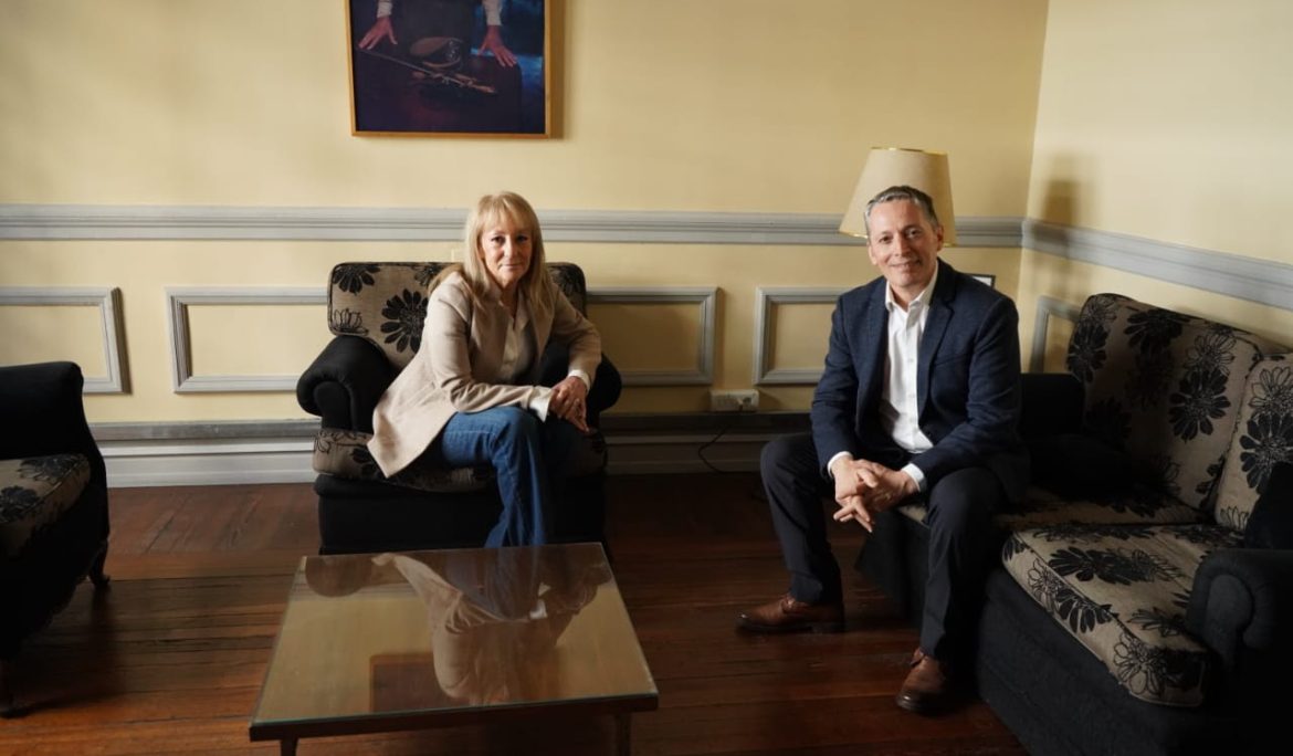 FERNANDO GRAY SE REUNIÓ CON CAROLINA COSSE, CANDIDATA A VICEPRESIDENTA DE URUGUAY