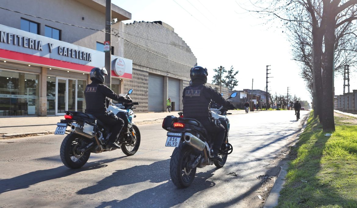 MONTE GRANDE SUR: LA FBA REALIZÓ UN NUEVO OPERATIVO DE SEGURIDAD Y PREVENCIÓN DEL DELITO