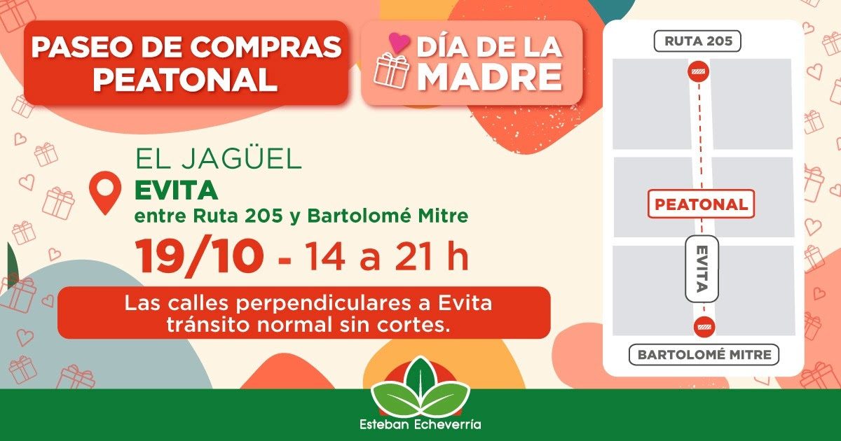 POR EL DÍA DE LA MADRE, EL CENTRO COMERCIAL DE EL JAGÜEL SERÁ UN PASEO DE COMPRAS PEATONAL