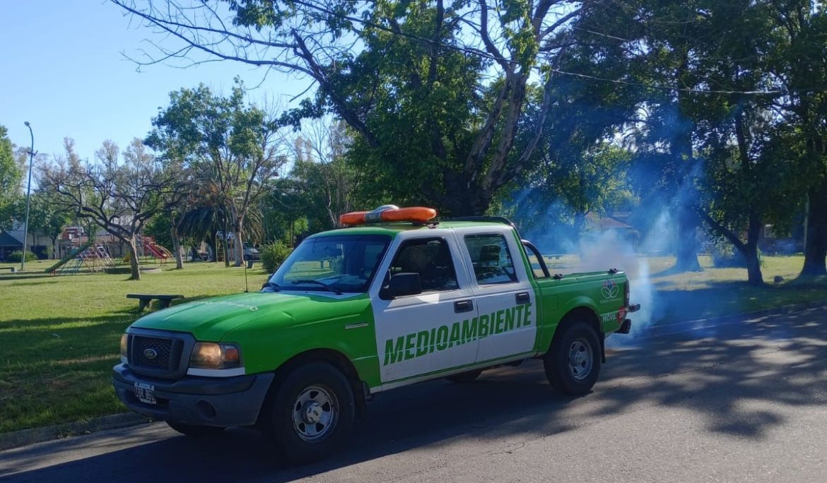 AVANZAN LOS TRABAJOS DE FUMIGACIÓN EN ESTEBAN ECHEVERRÍA