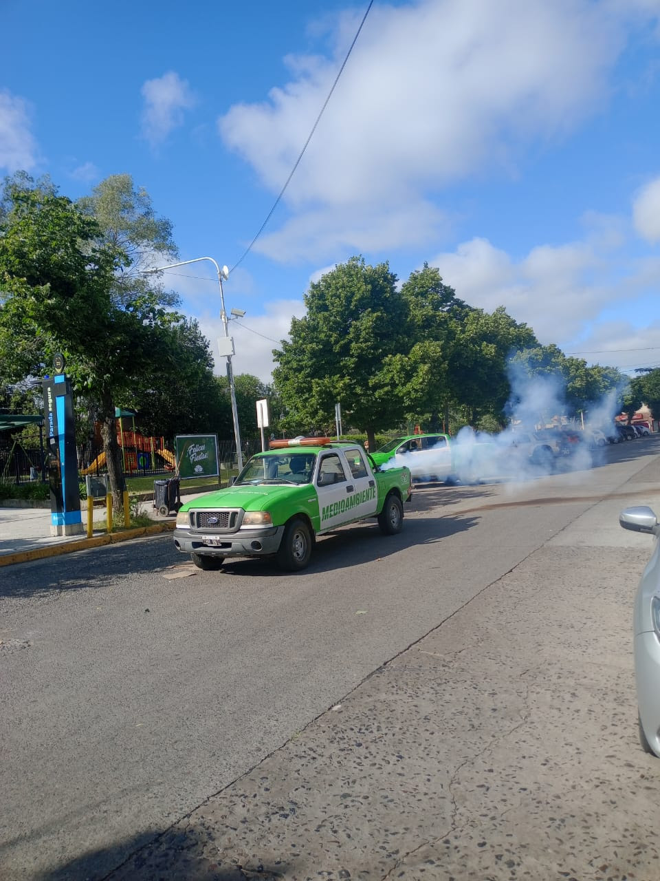 NUEVOS OPERATIVOS DE FUMIGACIÓN EN EL DISTRITO