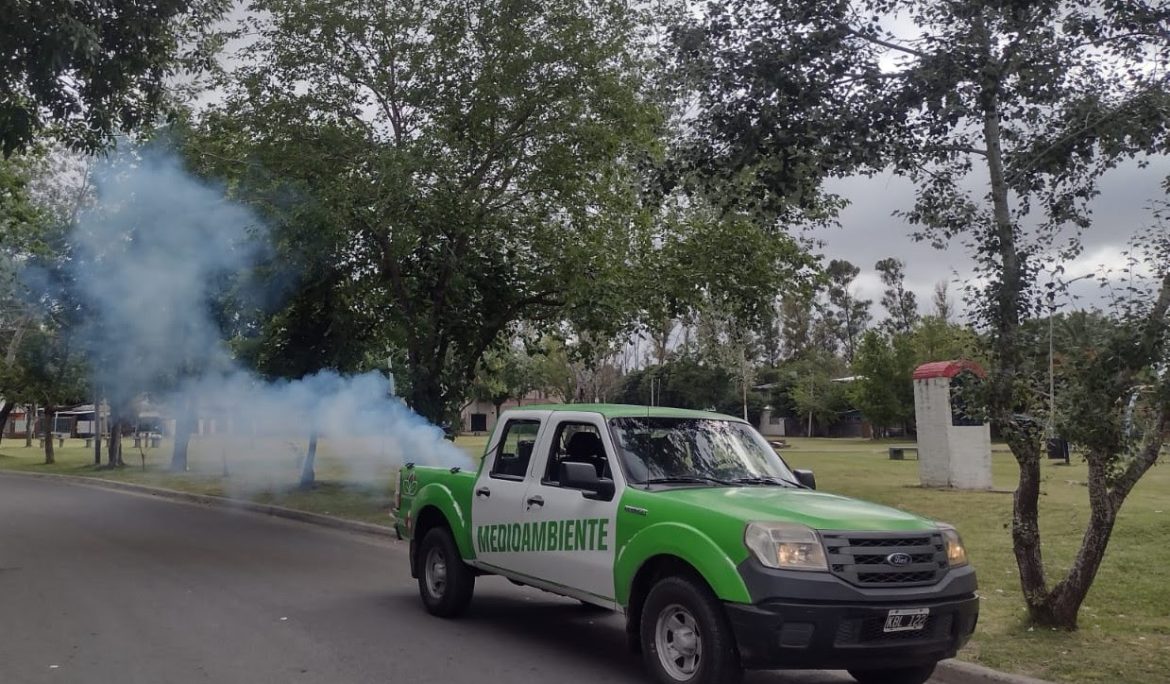 EL MUNICIPIO AVANZA EN LAS TAREAS DE FUMIGACIÓNEN BARRIOS DEL DISTRITO 