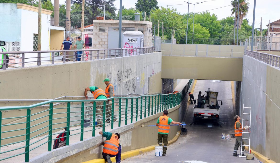 EL MUNICIPIO LLEVA ADELANTE OBRAS EN EL PASO BAJO NIVEL DE REBIZO-GENERAL PAZ