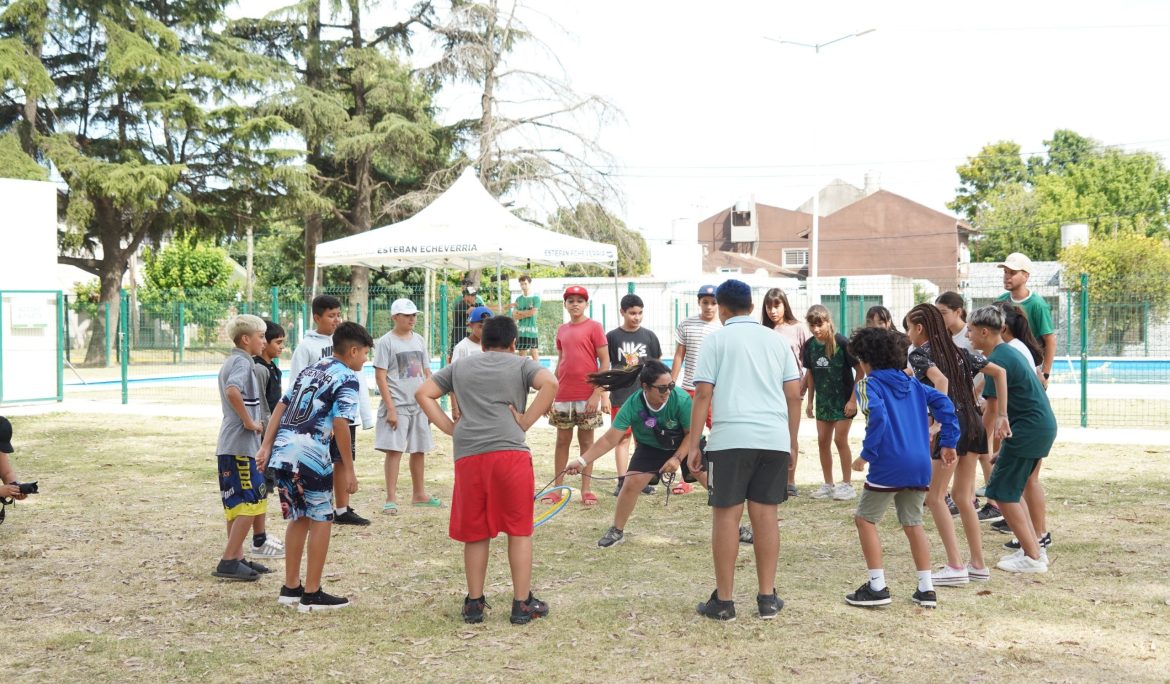 COMENZÓ LA COLONIA DE VERANO EN ESTEBAN ECHEVERRÍA