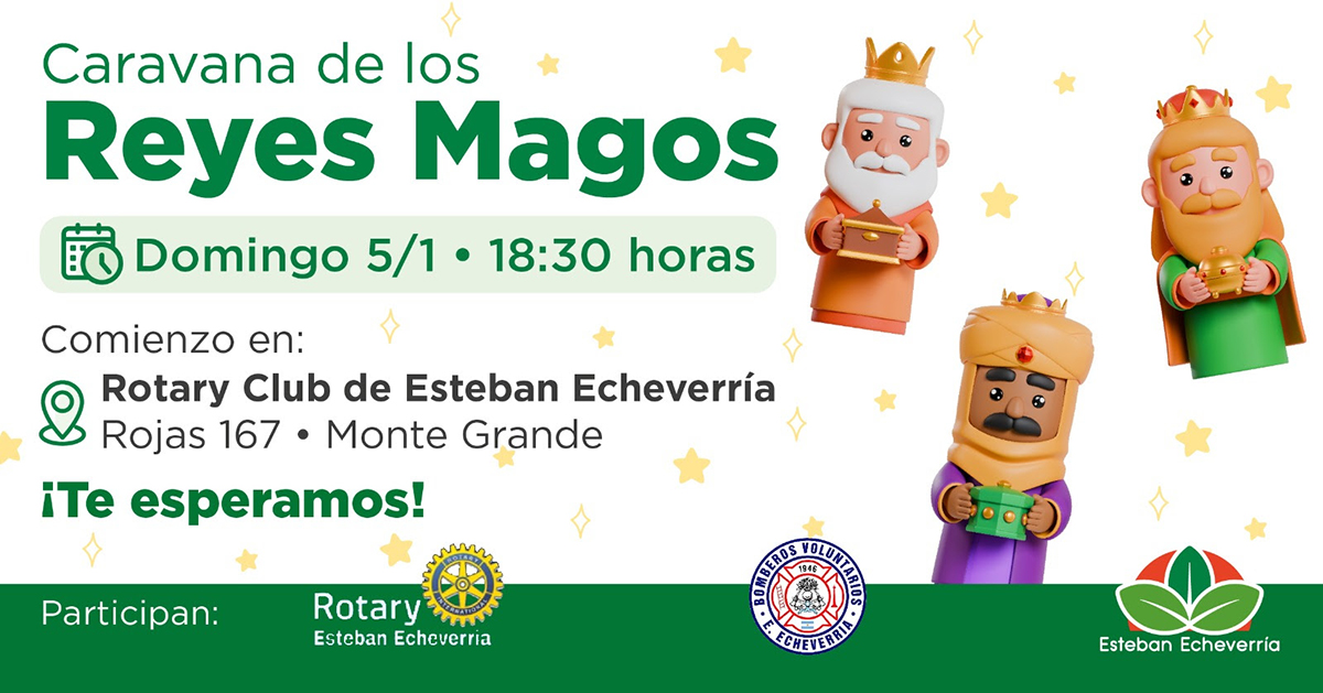 LOS REYES MAGOS EN ESTEBAN ECHEVERRÍA