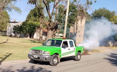 AVANZAN LAS TAREAS DE FUMIGACIÓN EN EL DISTRITO Copy