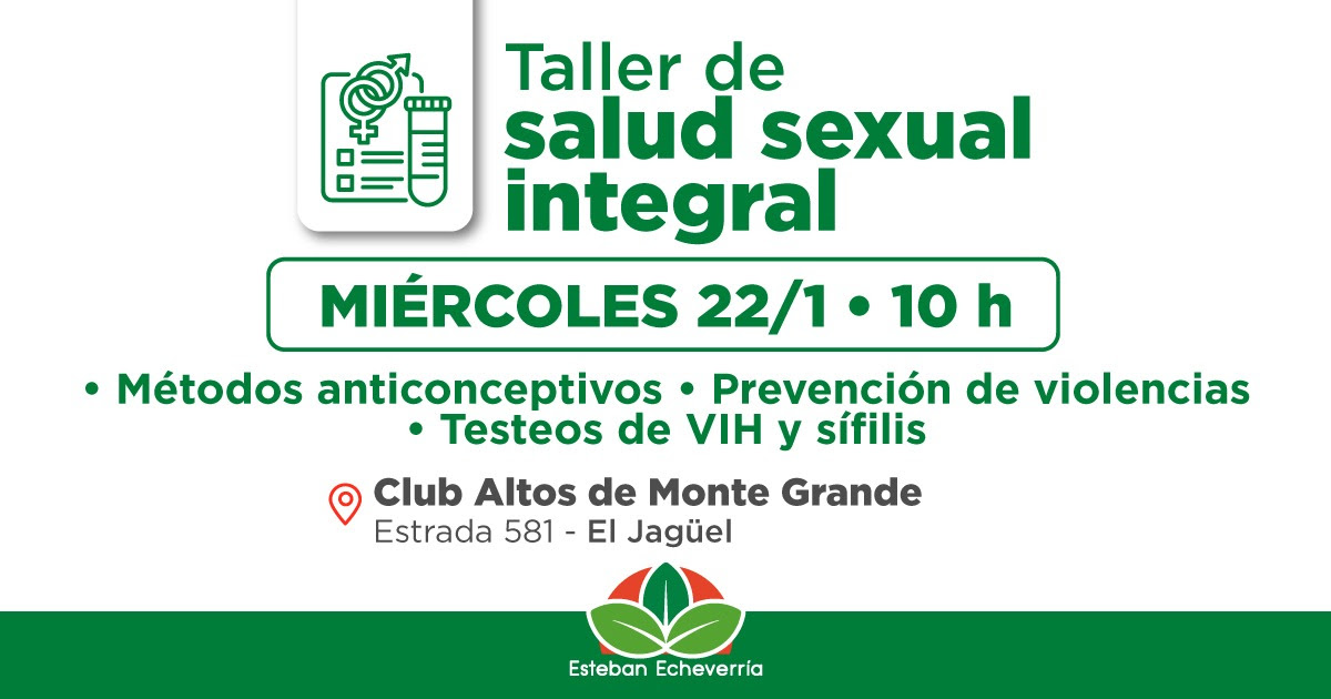 TALLER DE SALUD SEXUAL INTEGRAL EN EL JAGÜEL