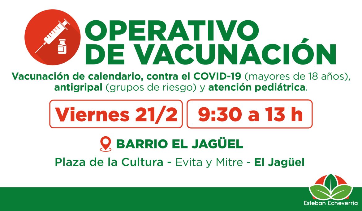 NUEVA JORNADA DE VACUNACIÓN EN EL JAGÜEL