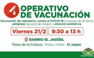 NUEVA JORNADA DE VACUNACIÓN EN EL JAGÜEL