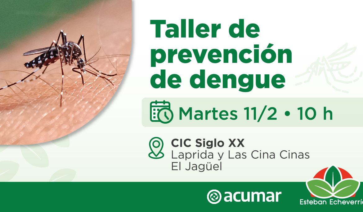 TALLER DE PREVENCIÓN DE DENGUE EN EL JAGÜE