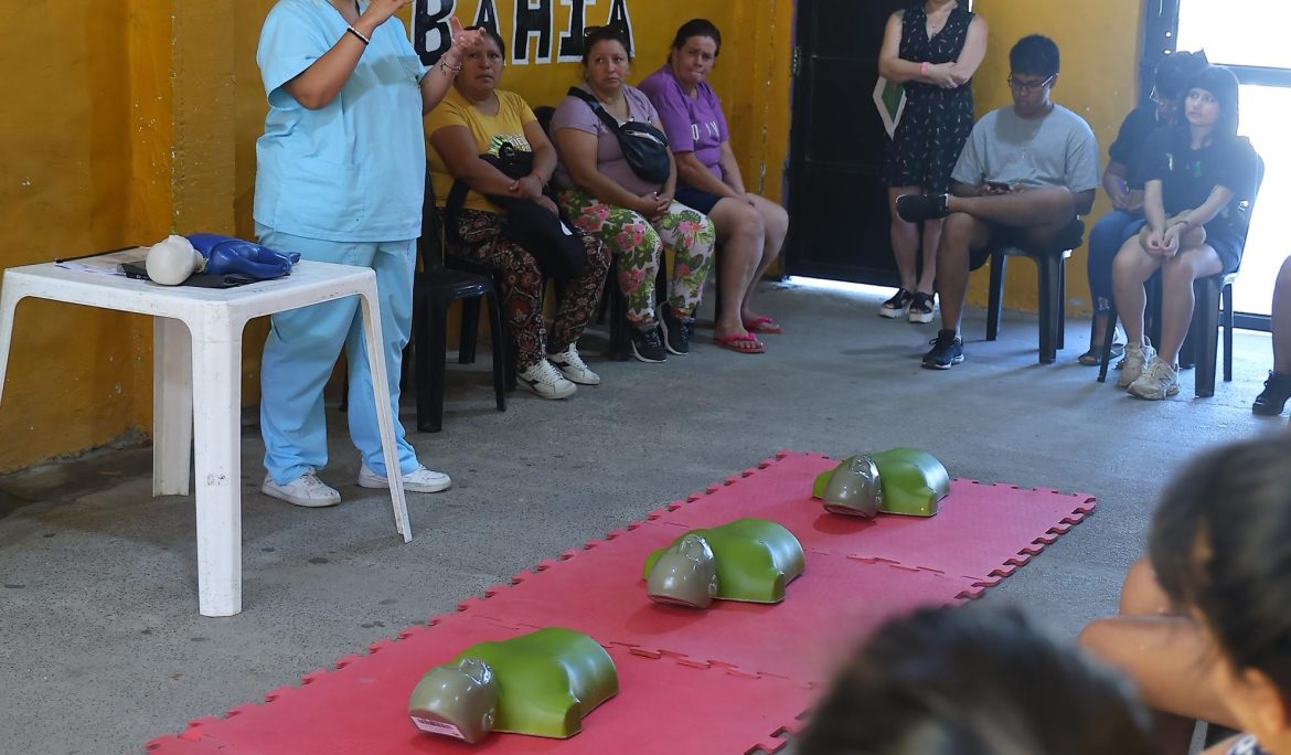 EL MUNICIPIO REALIZÓ UNA JORNADA SOBRE PRIMEROS AUXILIOS EN 9 DE ABRIL