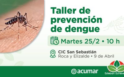 TALLER DE PREVENCIÓN DE DENGUE EN 9 DE ABRIL