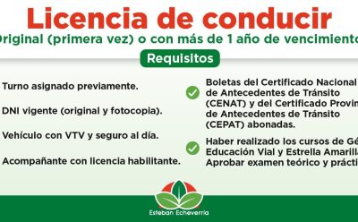 REQUISITOS PARA GESTIONAR LA LICENCIA DE CONDUCIR