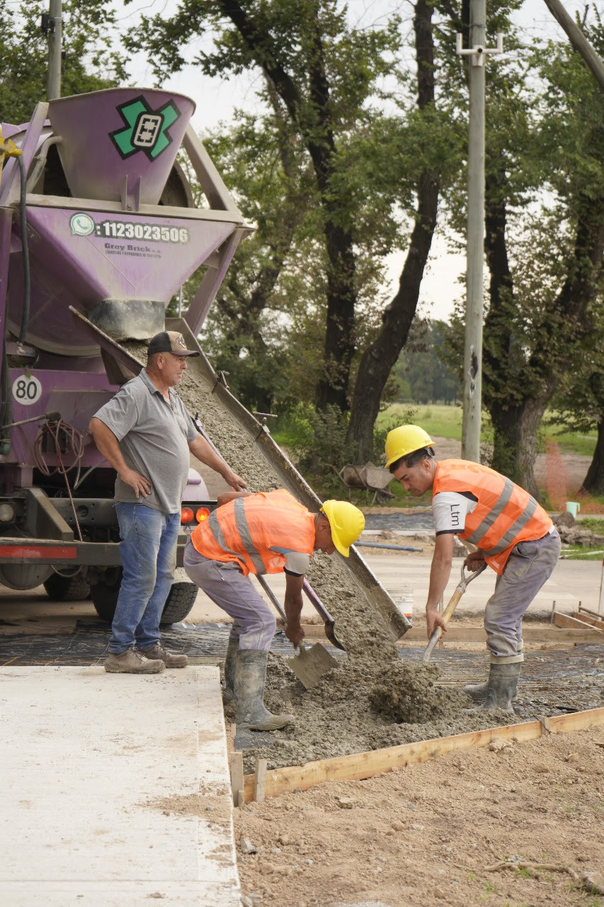 CONTINÚAN LAS OBRAS EN LA ESCUELA PRIMARIA N° 20 DE EL JAGÜEL